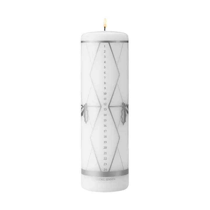 Candela calendario 2026 - Stampa argento - Georg Jensen