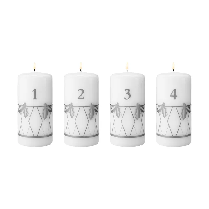 Candela dell’Avvento 2026 - Stampa in argento, 4 pezzi - Georg Jensen
