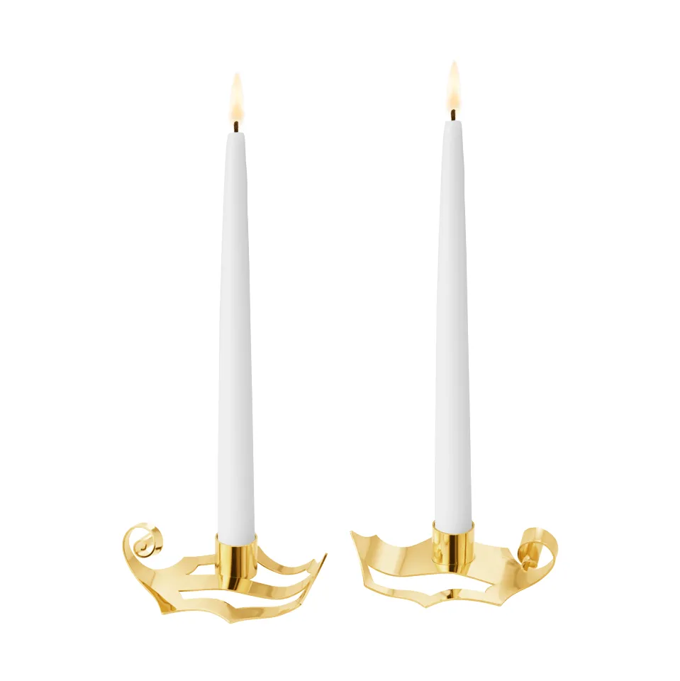 Candelabri 2026, Oro, 2 pezzi Georg Jensen