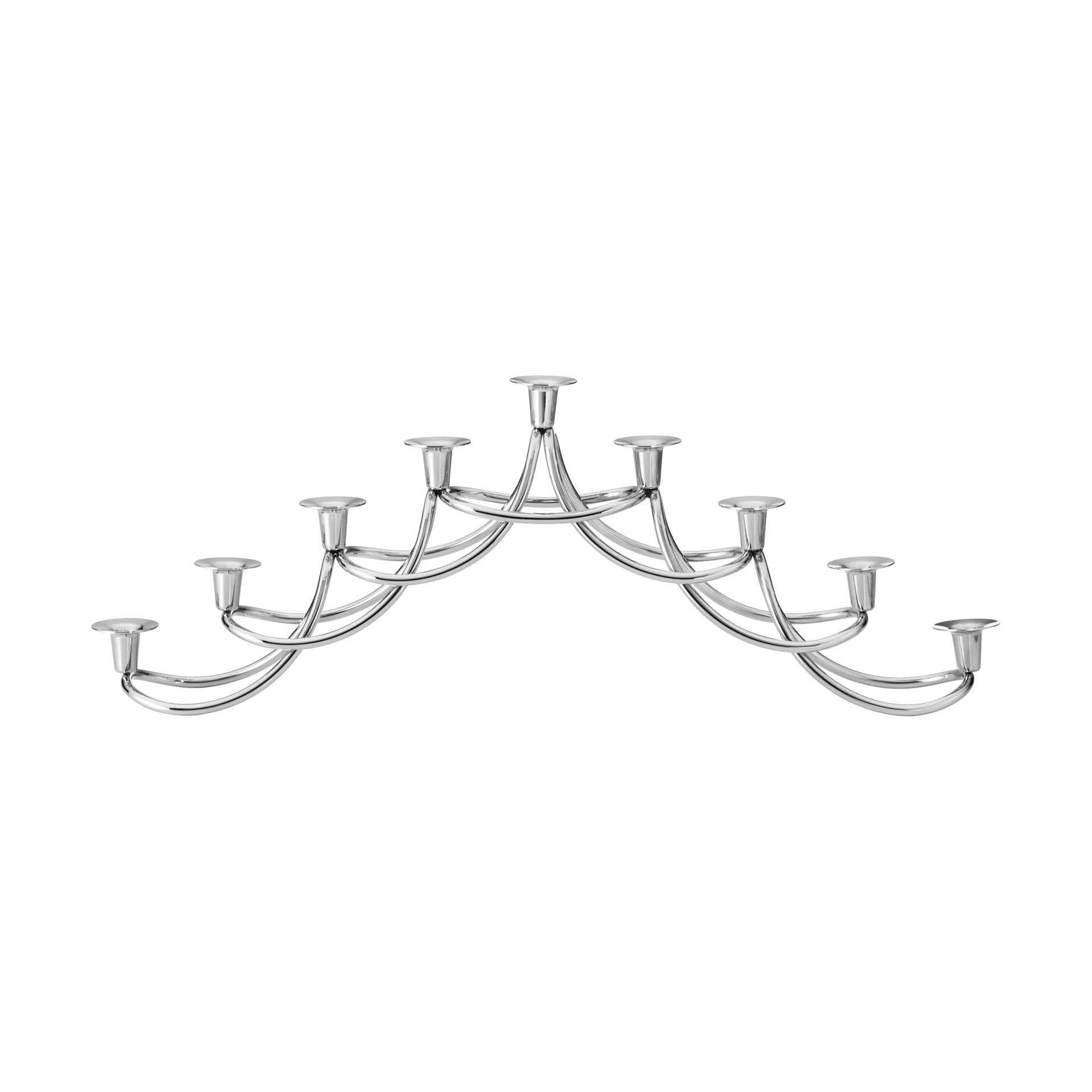 Candelabro Harmony menorah, Acciaio inossidabile Georg Jensen