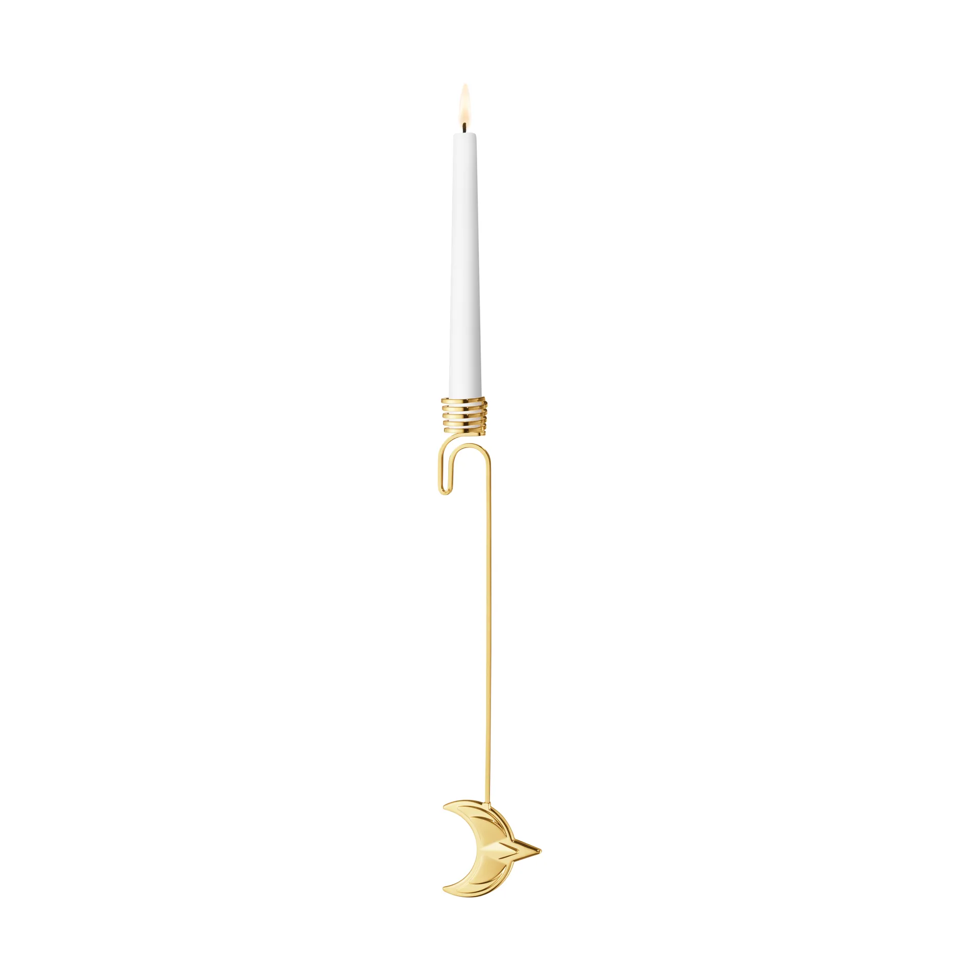 Candelabro luna 2024, Placcato in oro Georg Jensen