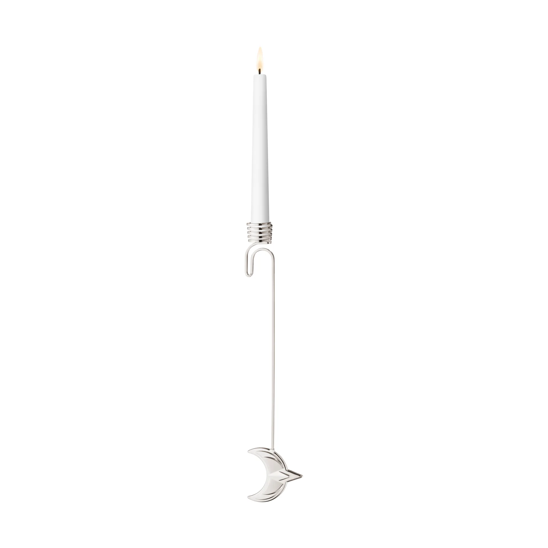 Candelabro luna 2024, Placcato in palladio Georg Jensen