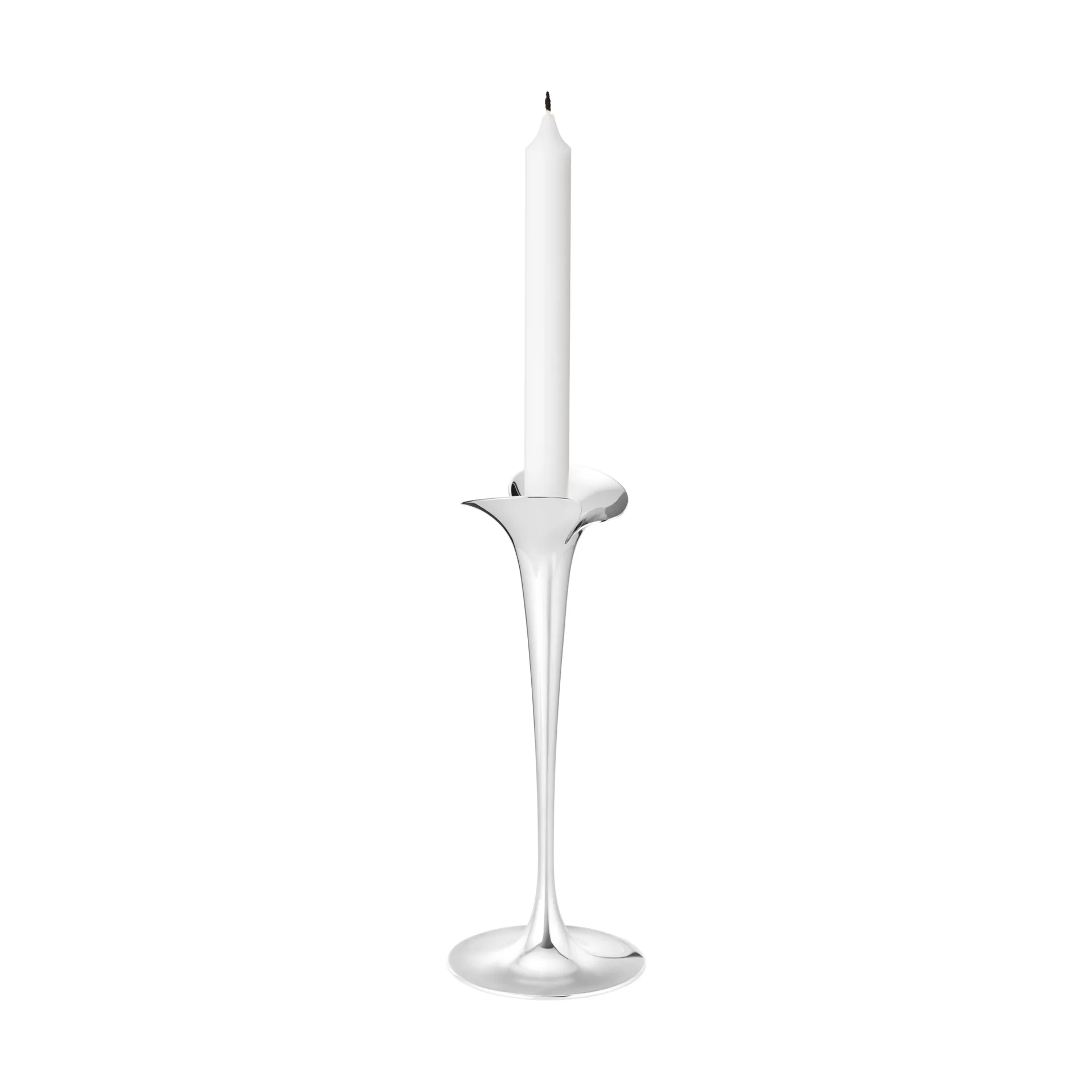 Candelieri per candele a stelo, Acciaio inox, grandi, confezione da 2 Georg Jensen
