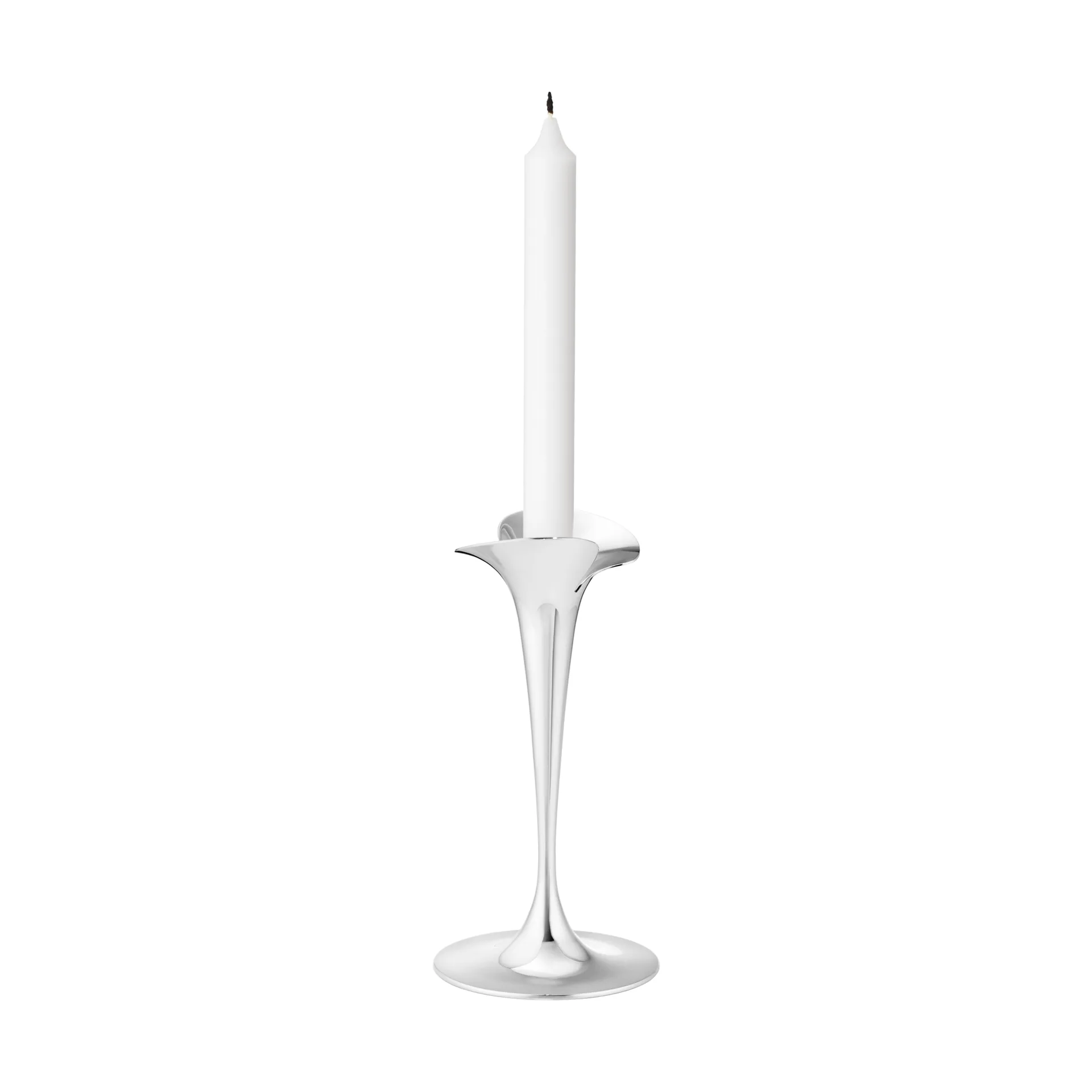 Candelieri per candele a stelo, Acciaio inox, piccoli, confezione da 2 Georg Jensen