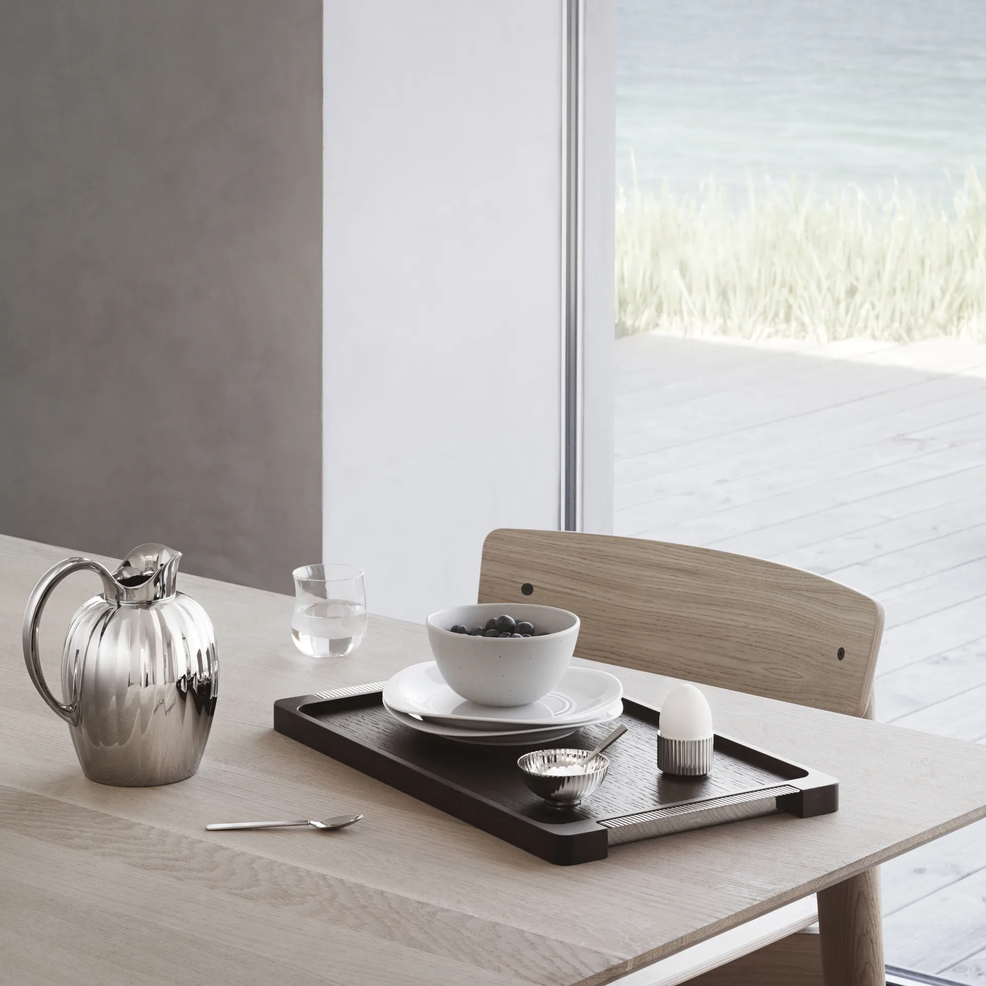 Caraffa Bernadotte 1,6 L, acciaio inossidabile Georg Jensen