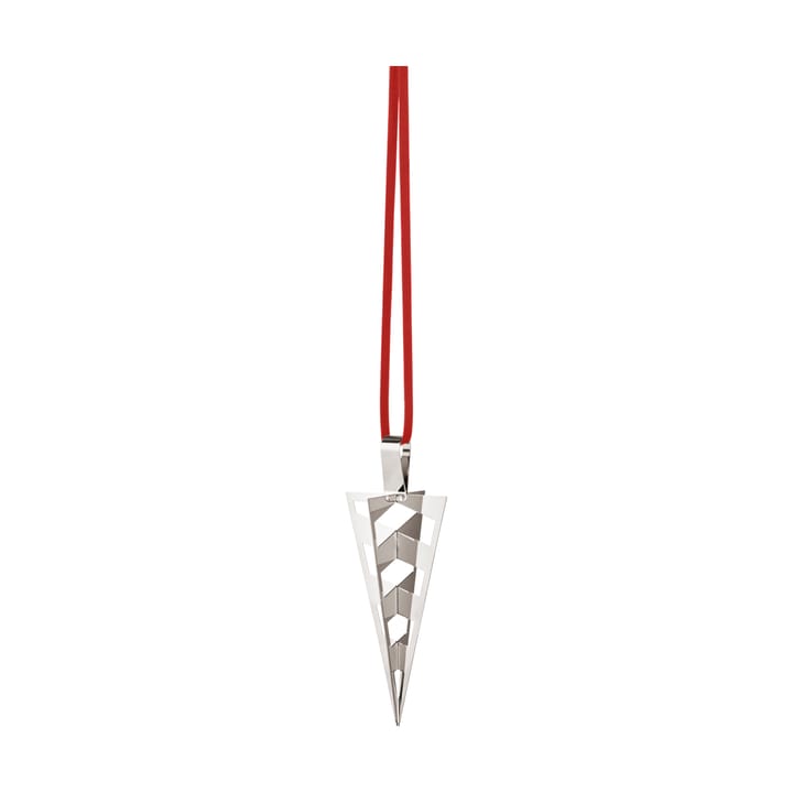 Ciondolo natalizio a forma di cono 2025 - Ottone placcato in palladio - Georg Jensen
