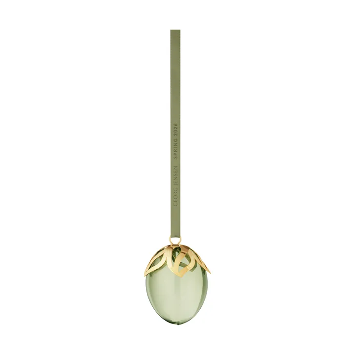 Ciondolo uovo di Pasqua Georg Jensen - Verde-placcato in oro 18 K, 2026 - Georg Jensen