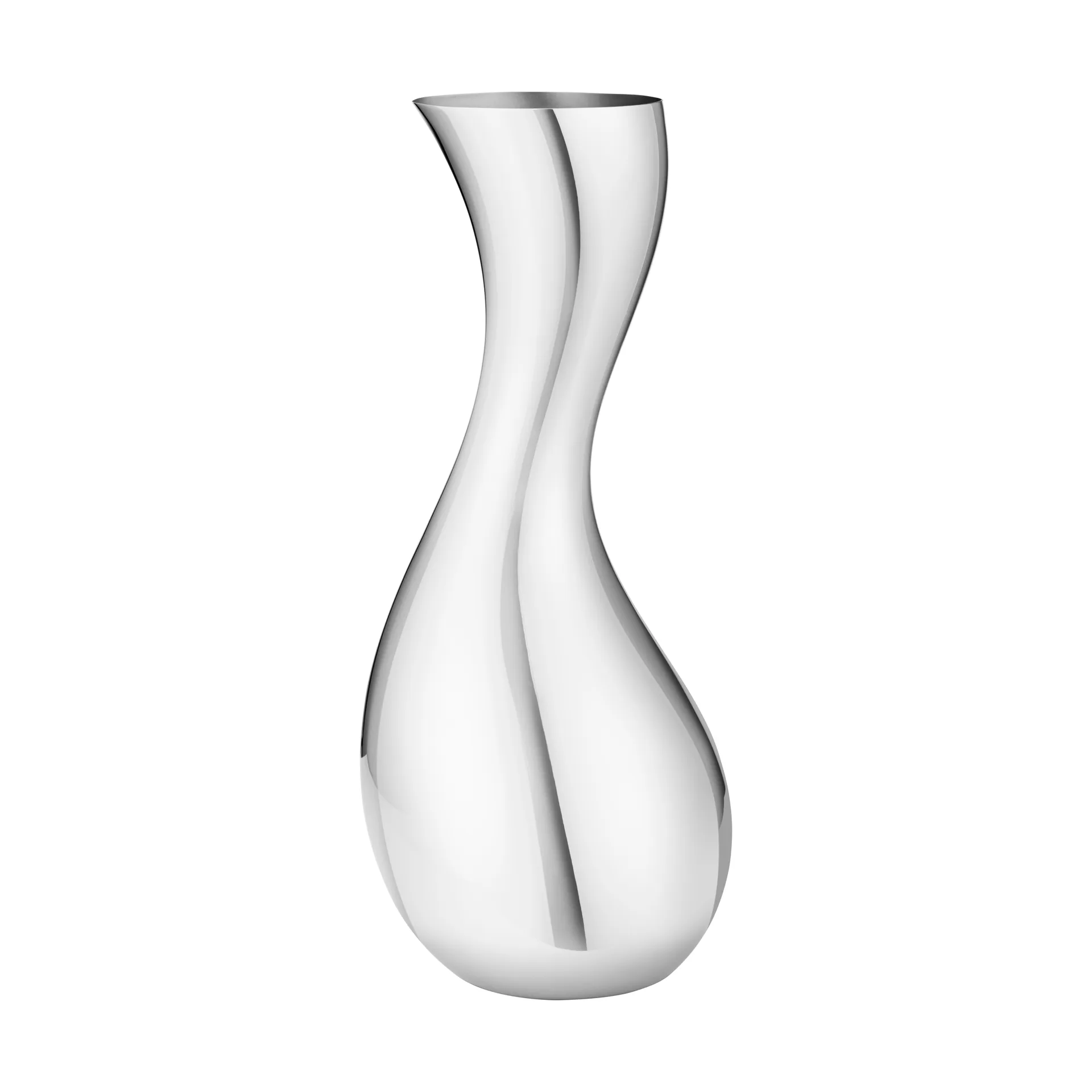 Cobra vaso, Acciaio inox, large Georg Jensen