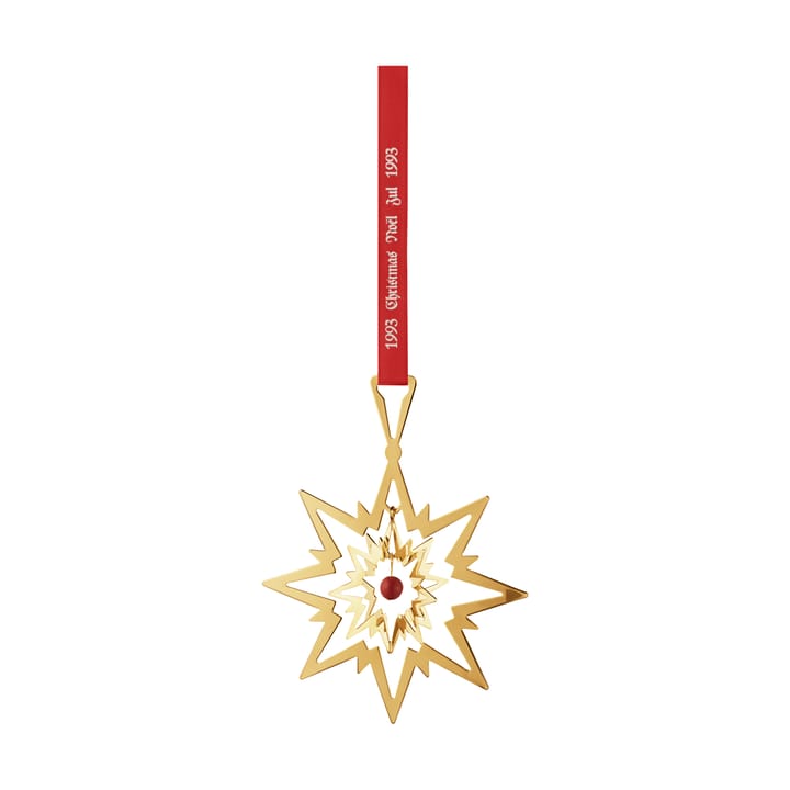 Decorazione natalizia 1993/2023, Laminato in oro Georg Jensen
