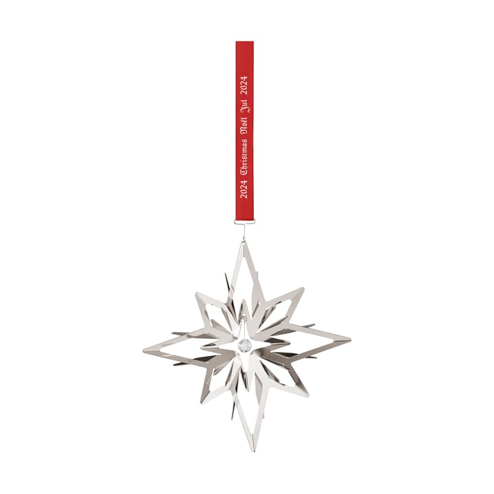 Decorazione natalizia a forma di stella 2024 - Placcato in palladio - Georg Jensen