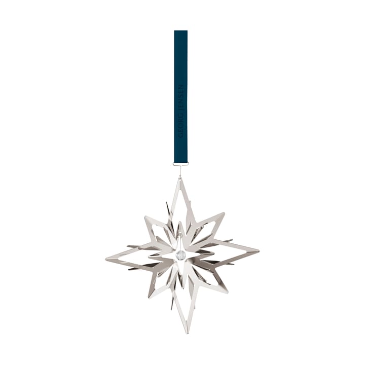 Decorazione natalizia a forma di stella 2024, Placcato in palladio Georg Jensen