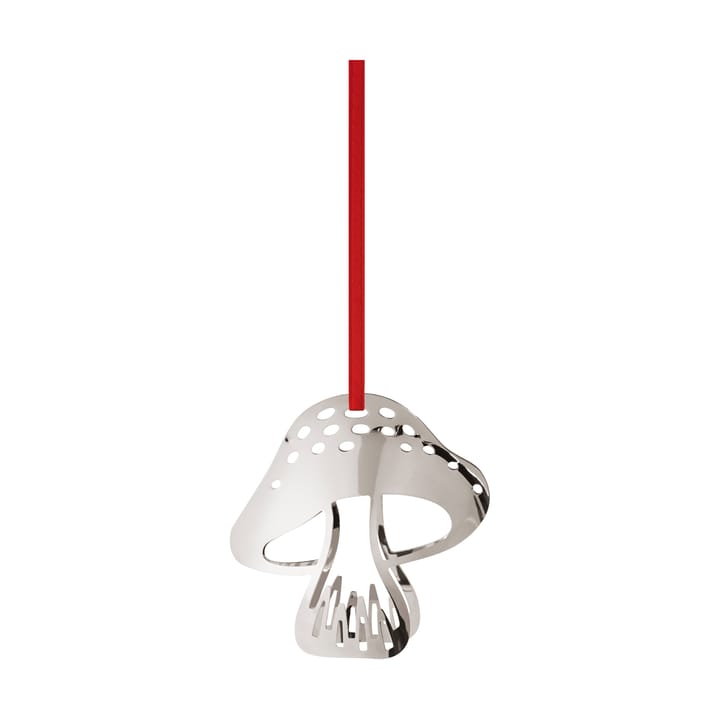 Decorazione natalizia anno 2023, fungo, Laminato in palladio Georg Jensen