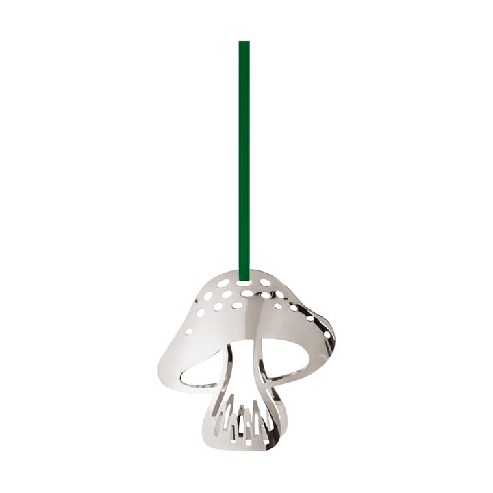 Decorazione natalizia anno 2023, fungo, Laminato in palladio Georg Jensen