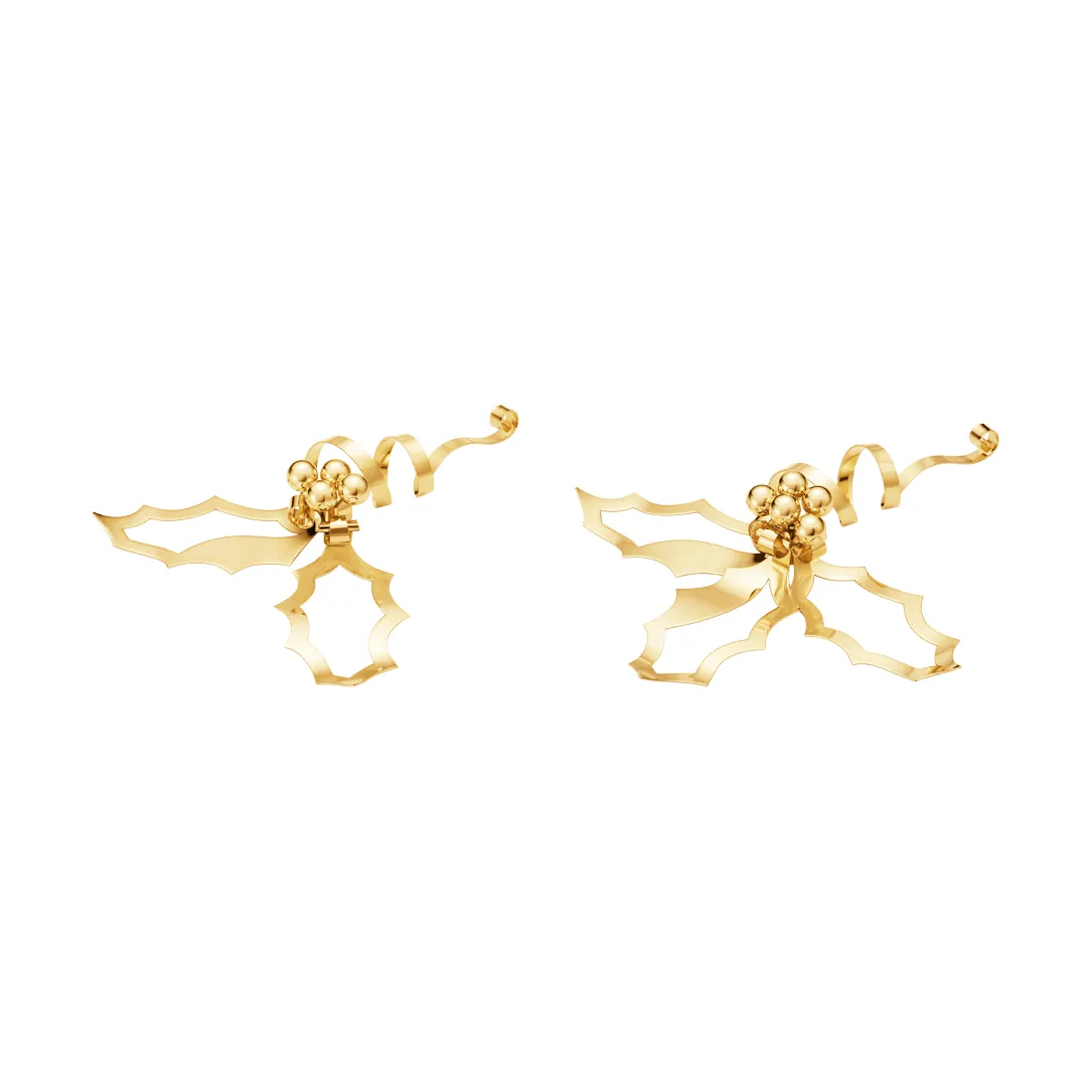Decorazione natalizia da tavolo 2026, Oro, 2 pezzi Georg Jensen