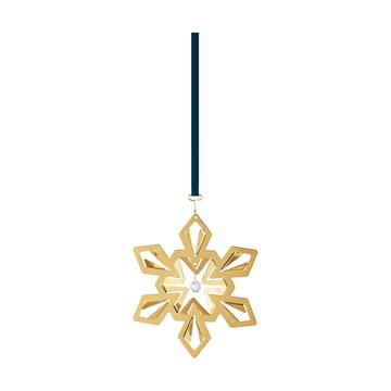 Decorazione natalizia fiocco di neve 2024 - Placcato in oro - Georg Jensen