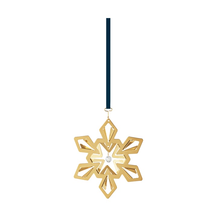Decorazione natalizia fiocco di neve 2024, Placcato in oro Georg Jensen