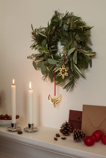Decorazione natalizia fiocco di neve 2024 - Placcato in oro - Georg Jensen