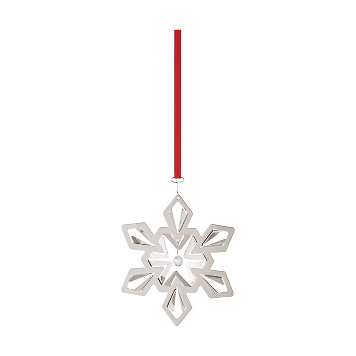 Decorazione natalizia fiocco di neve 2024 - Placcato in palladio - Georg Jensen