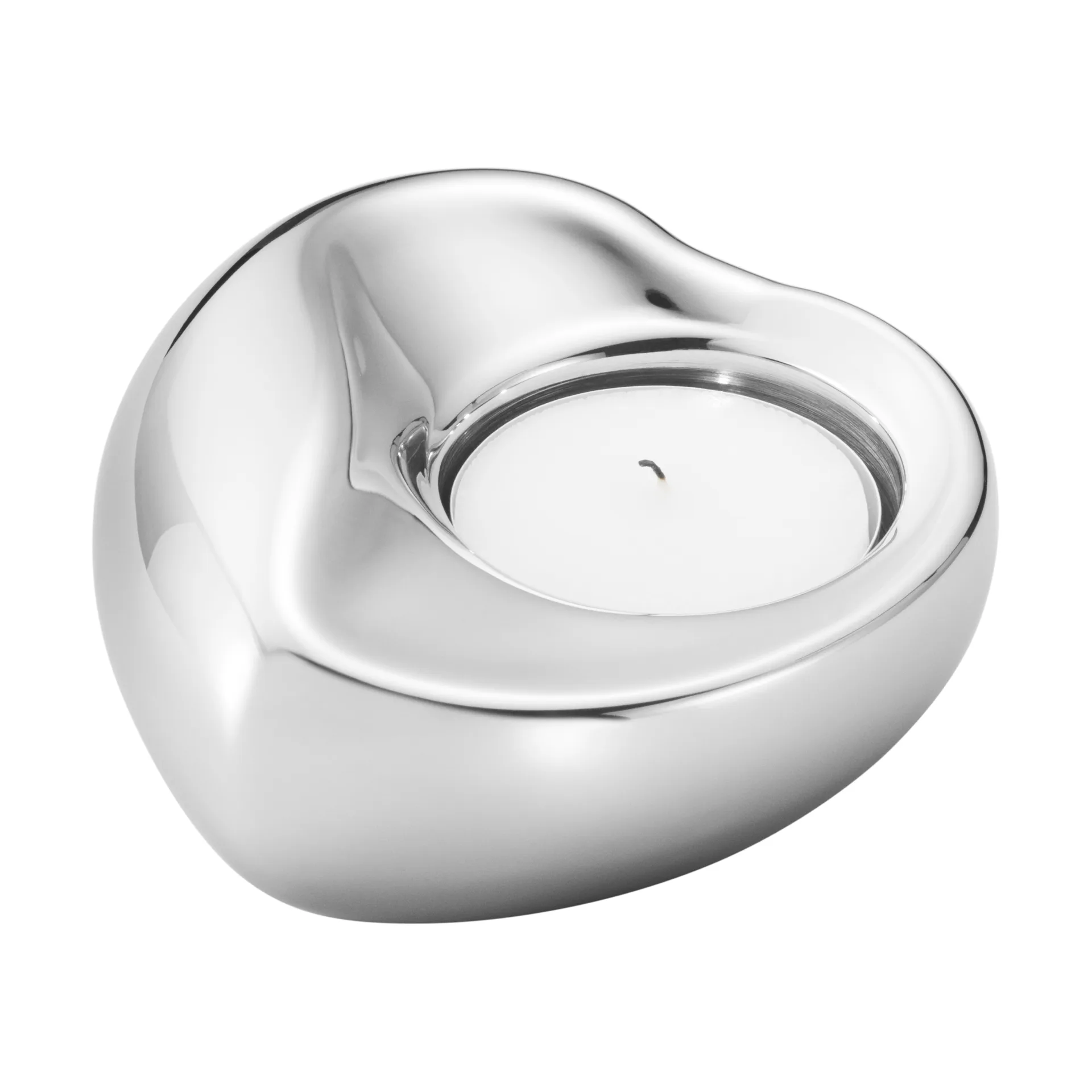 Georg Jensen cuore portacandele, Acciaio inossidabile Georg Jensen