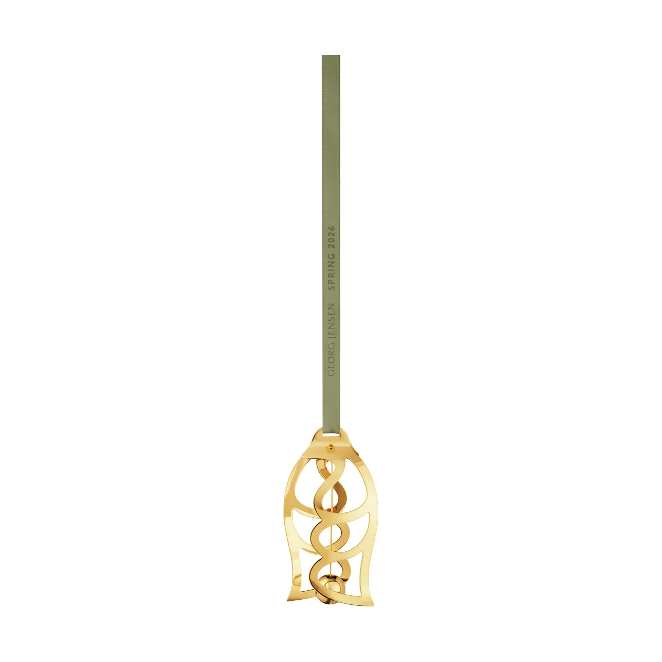 Georg Jensen ornamento pasquale, Tulipano, placcato in oro 18 K, 2026 Georg Jensen