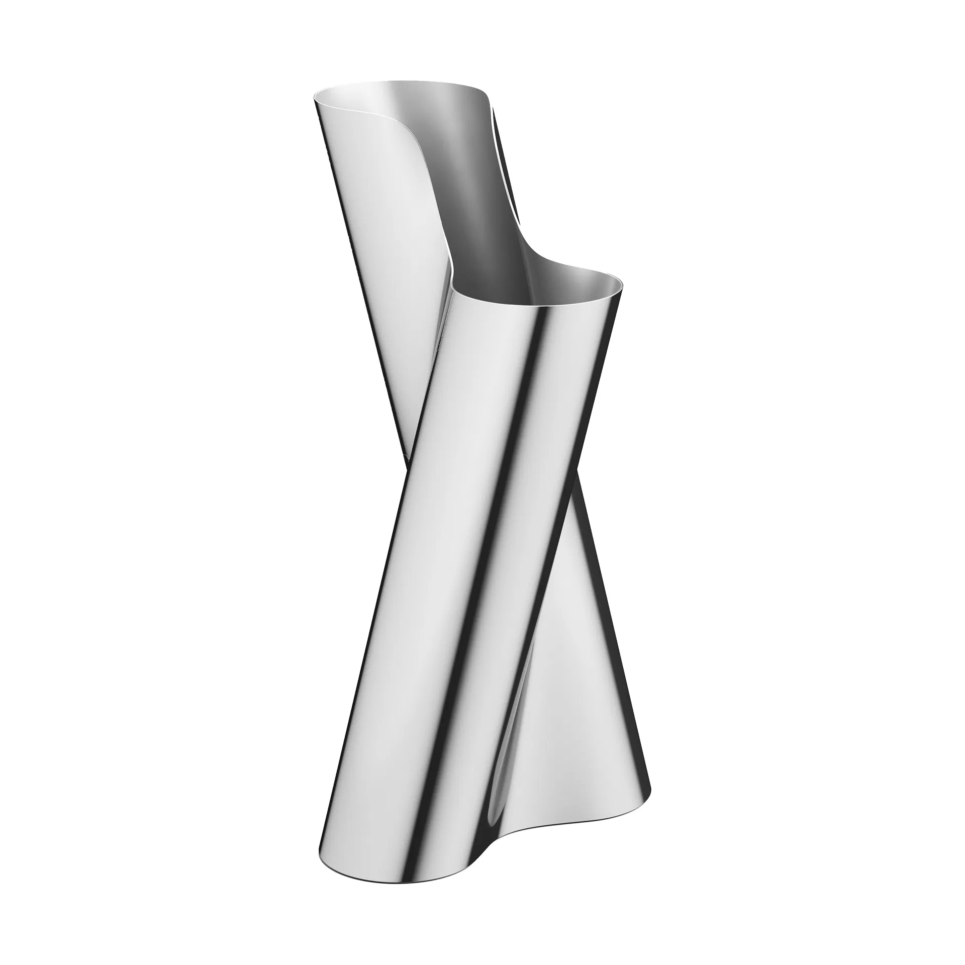 Lampada da terra Lituus 49,8 cm, Acciaio inossidabile Georg Jensen