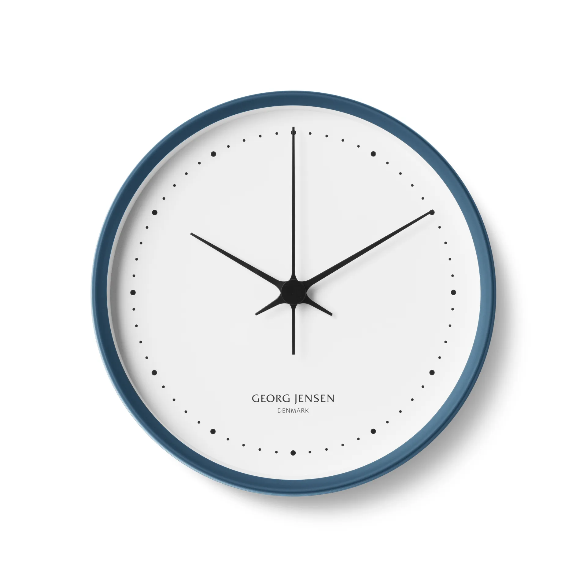 Orologio da parete Henning koppel Ø 22 cm, Blu-bianco Georg Jensen