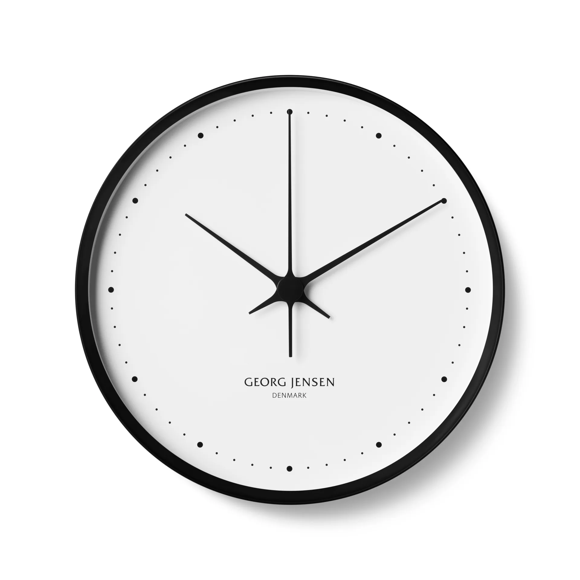 Orologio da parete Henning koppel Ø 30 cm, Nero-bianco Georg Jensen