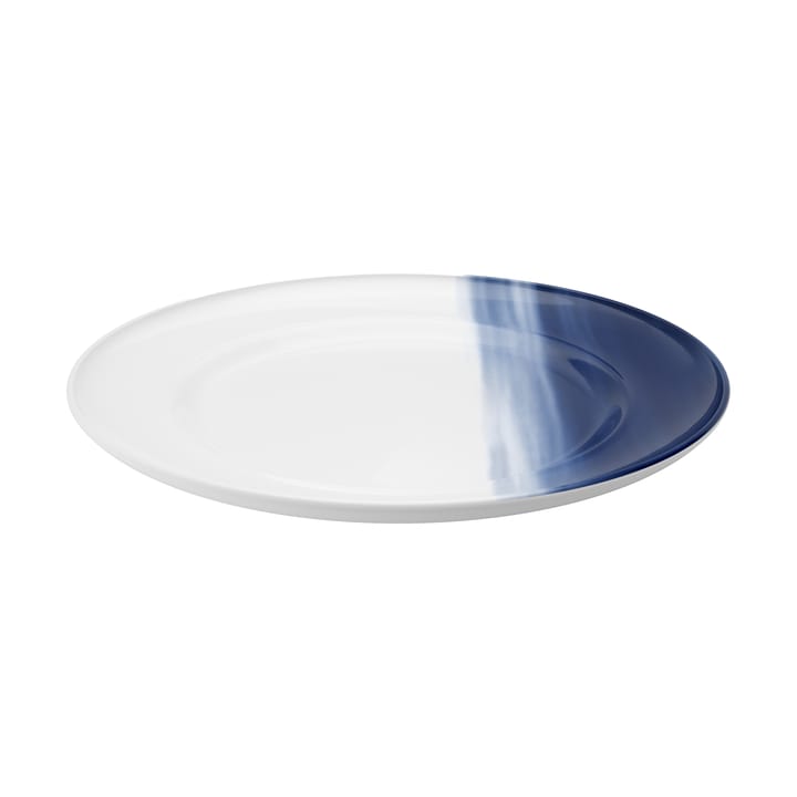 Piatto da cena decorato Koppel Ø27 cm, Bianco-Blu Georg Jensen