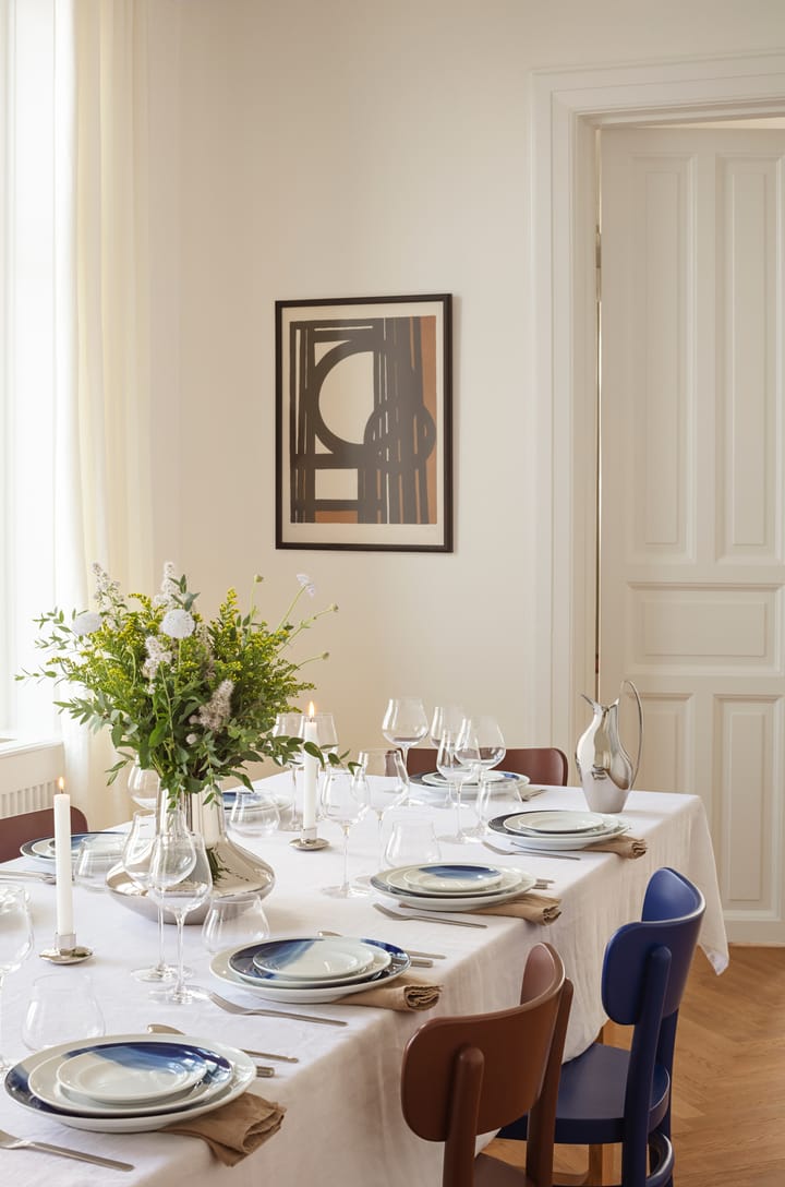 Piatto da contorno decorativo Koppel Ø16 cm, Bianco-azzurro Georg Jensen