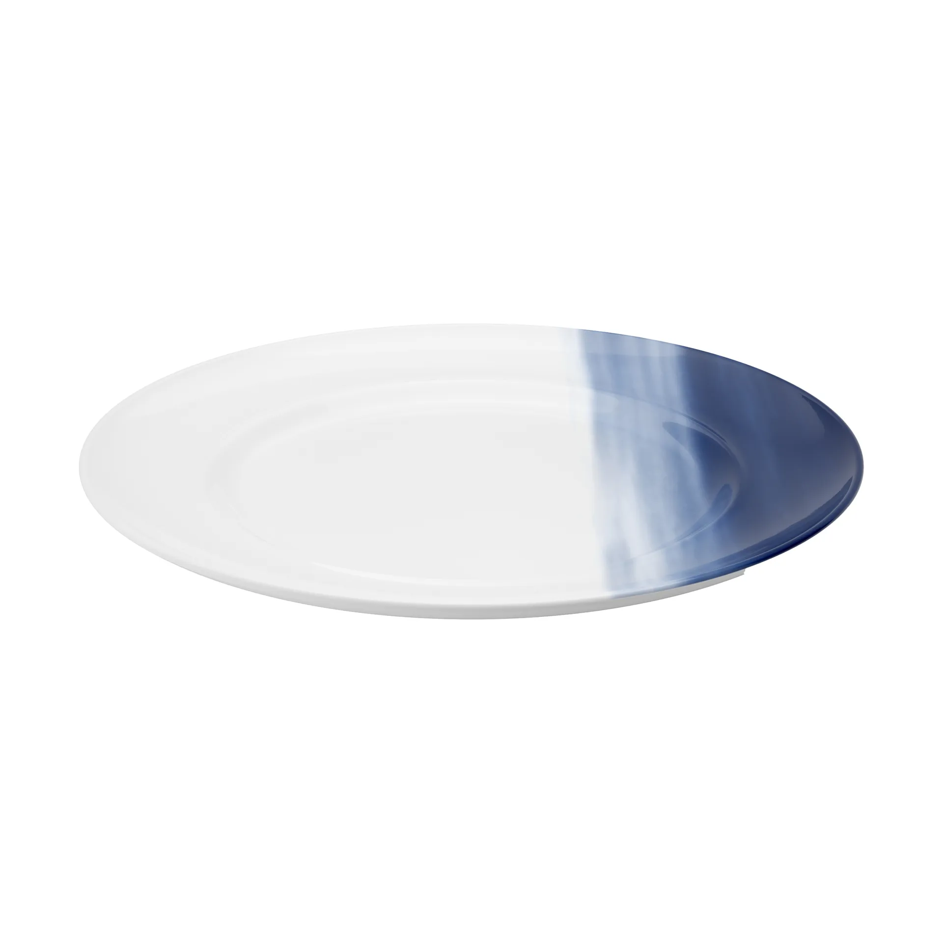 Piatto da pranzo decorato Koppel Ø22 cm, Bianco-blu Georg Jensen