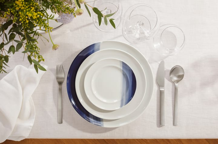 Piatto da pranzo decorato Koppel Ø22 cm - Bianco-blu - Georg Jensen