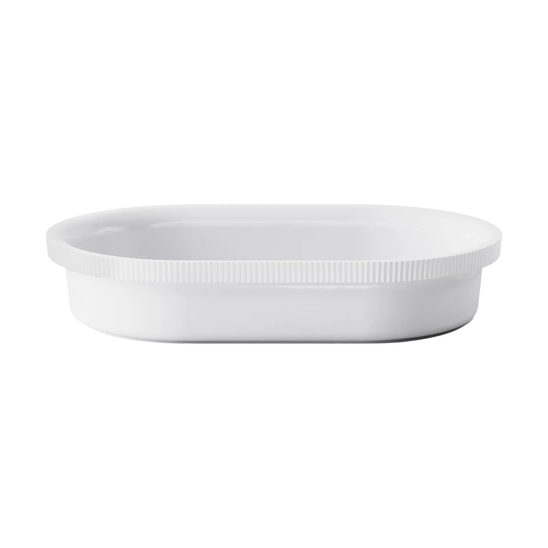 Pirofila ovale Bernadotte 20,1x31,6 cm, Bianco Georg Jensen