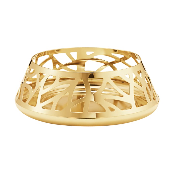 Portacandela 2023 a blocco, Placcato oro Georg Jensen