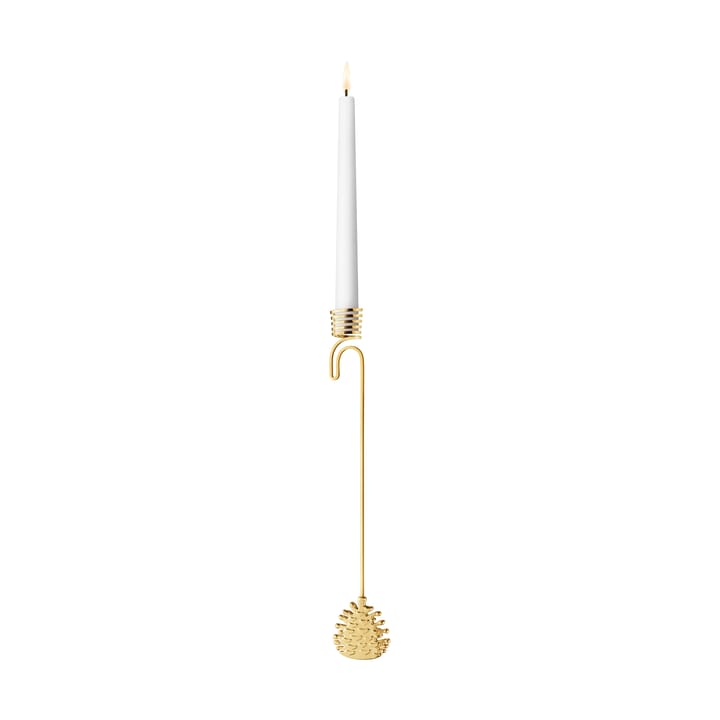 Portacandela 2023 a cono sospeso, Placcato oro Georg Jensen