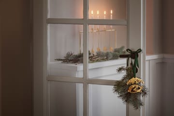 Portacandela 2023 con sospensione e base a forma di topo - Placcato oro - Georg Jensen