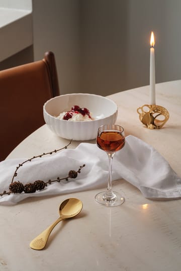 Portacandele 2023, 2 pezzi - Placcato oro - Georg Jensen
