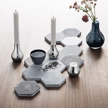 Portacandele Cafu confezione da 2 - acciaio inossidabile - Georg Jensen