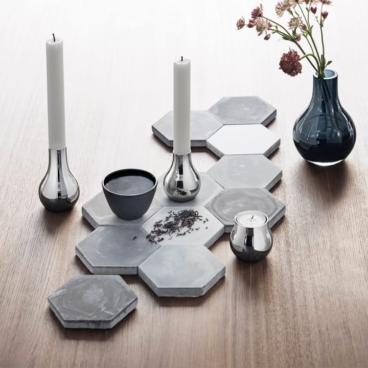 Portacandele Cafu confezione da 2 - acciaio inossidabile - Georg Jensen