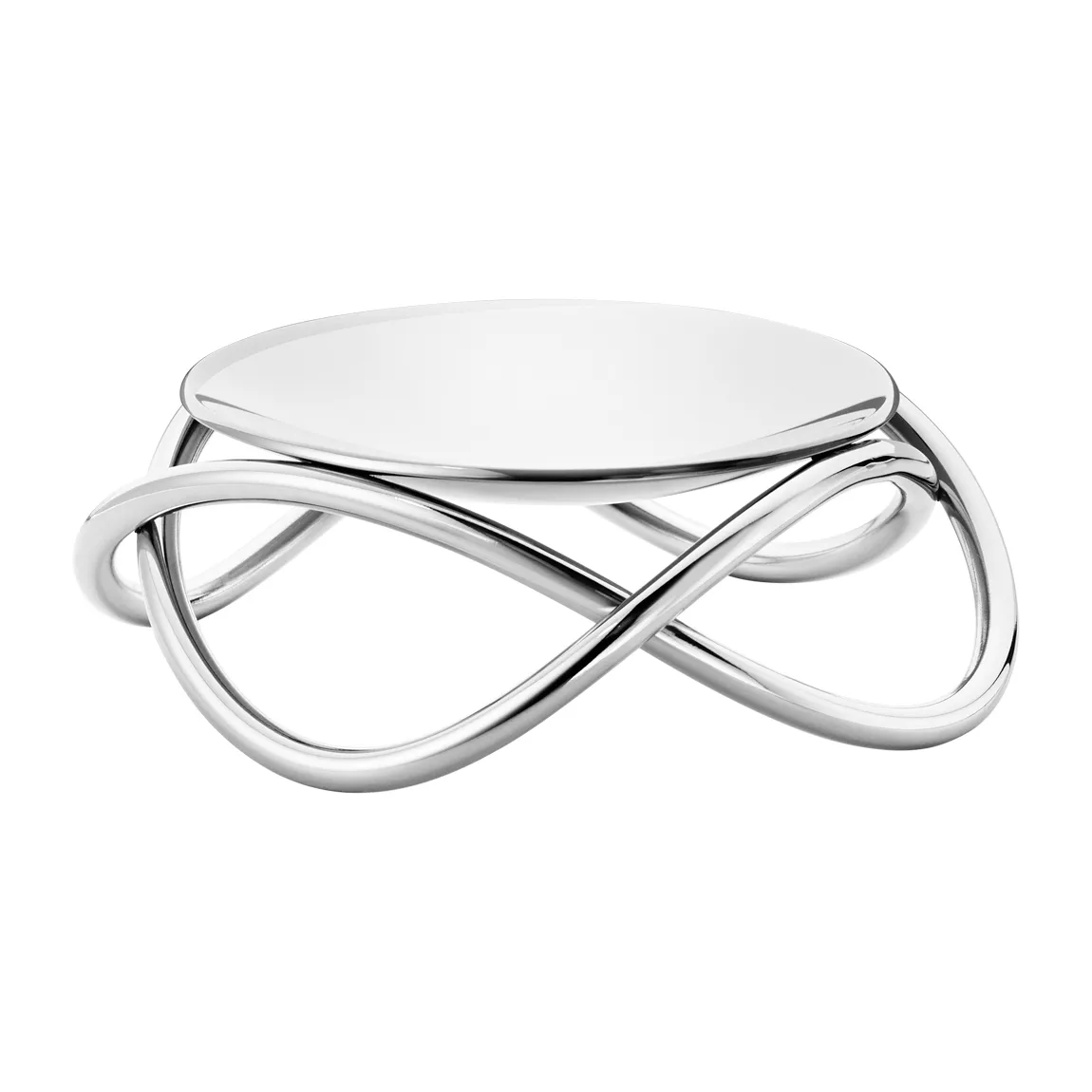 Portacandele Glow piccolo, Lucidato Georg Jensen