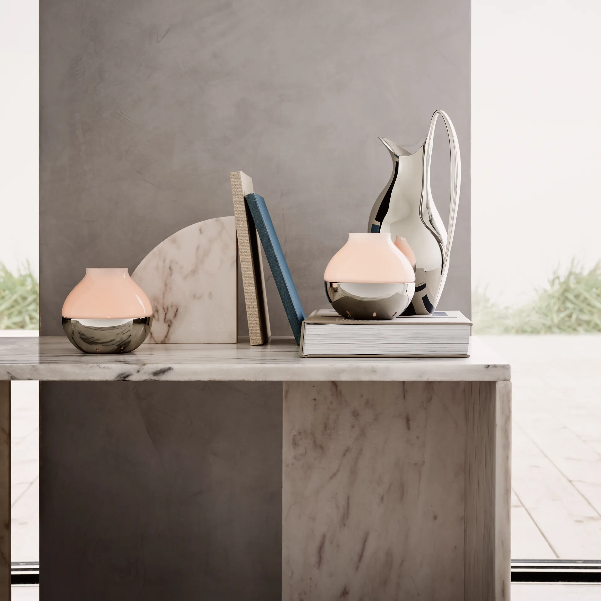 Portacandele Henning Koppel hurricane, Ø 19,2 cm
​ Georg Jensen