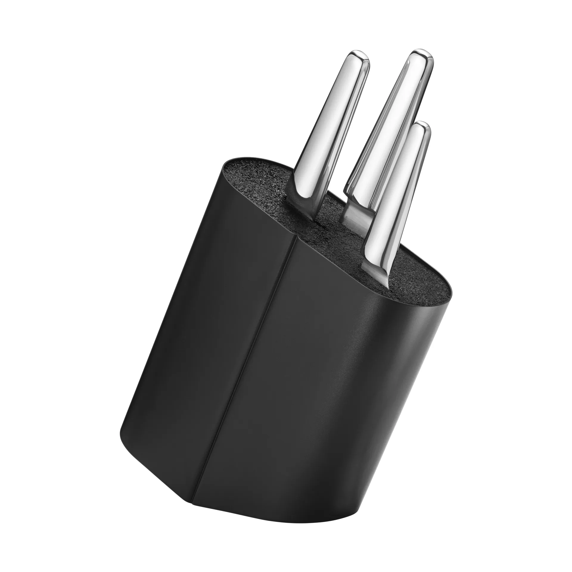 Portacoltelli Alfredo, Acciaio inossidabile nero Georg Jensen