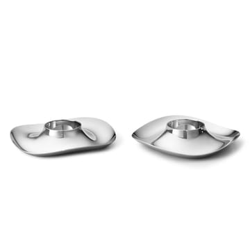 Portauovo Cobra confezione da 2  - acciaio inossidabile - Georg Jensen