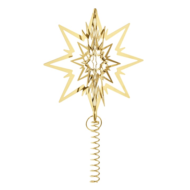 Puntale a stella per Albero di Natale Christmas Collectibles  - placcato oro - Georg Jensen