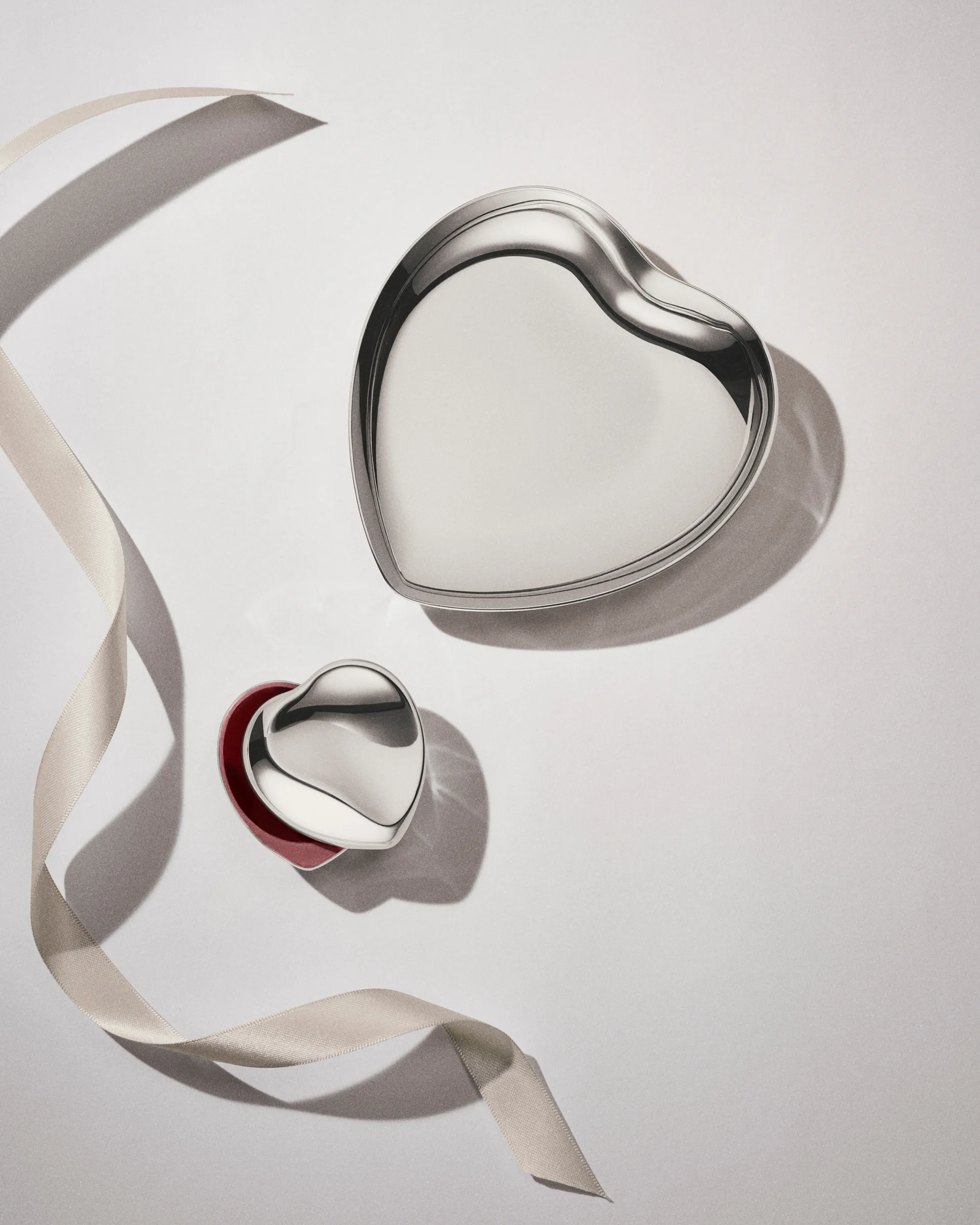 Scatola Heart , Acciaio inossidabile Georg Jensen