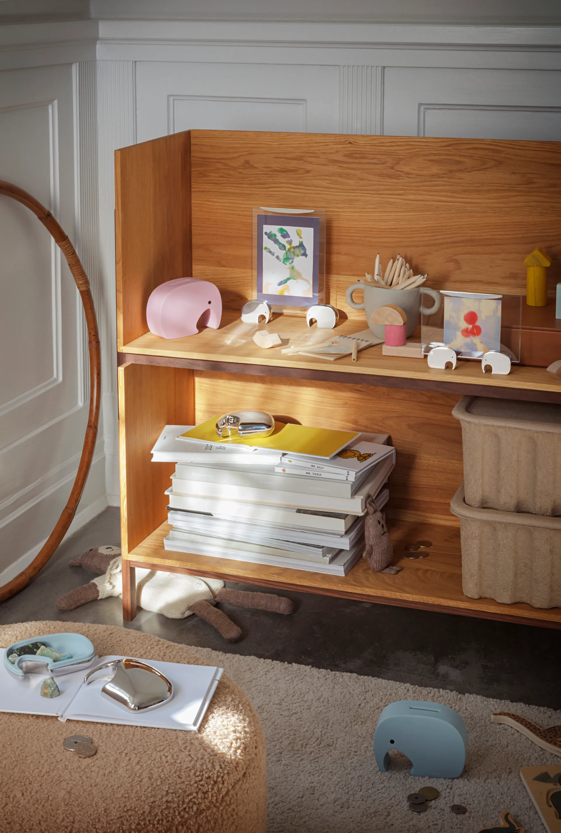 Scatola portaoggetti Elephant 7x10 cm, Acciaio inossidabile blu Georg Jensen