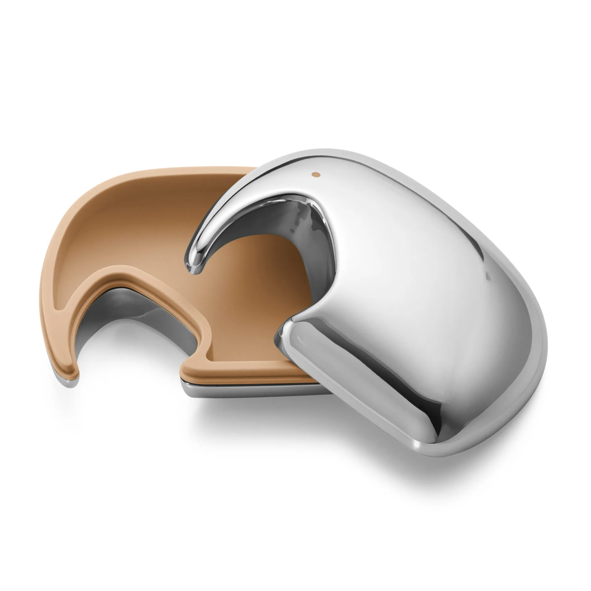 Scatola portaoggetti Elephant 7x10 cm, Acciaio inossidabile-giallo Georg Jensen