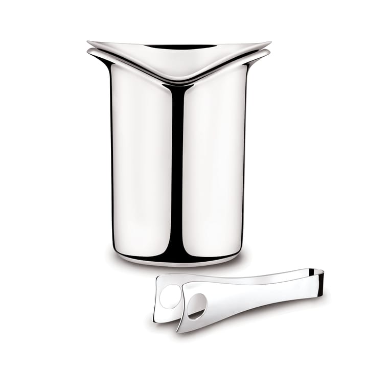 Secchiello per ghiaccio con pinze Wine - 21 cm - Georg Jensen