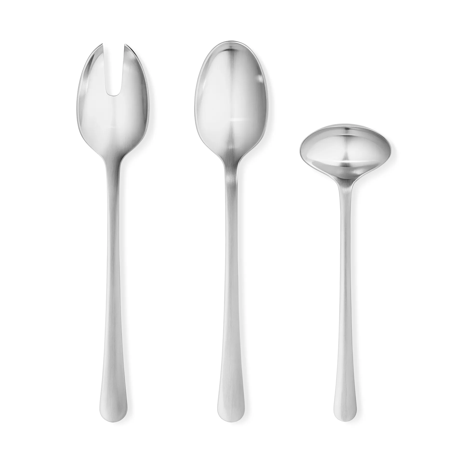 Servizio da portata Copenhagen opaco, 3 pezzi Georg Jensen