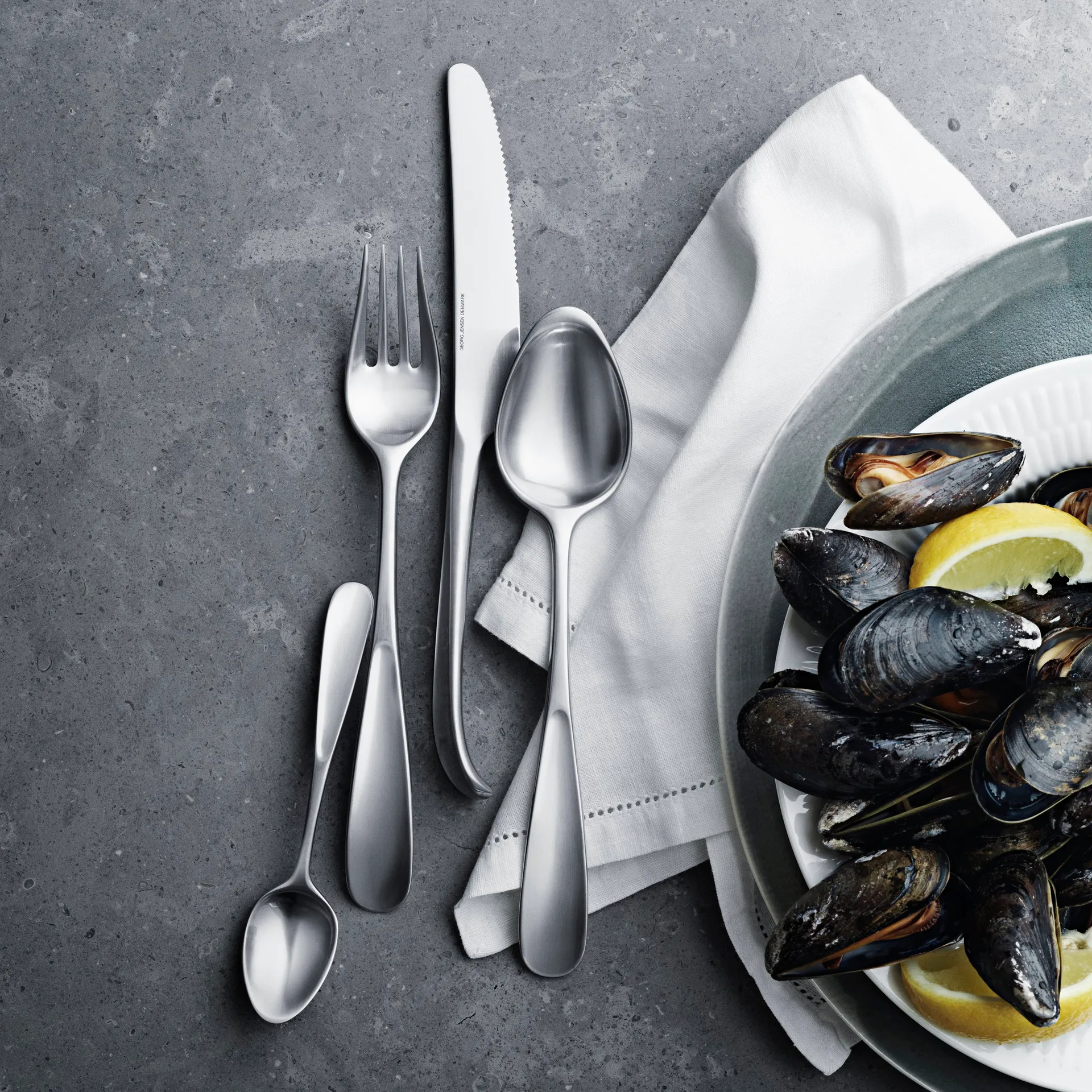 Servizio di posate opaco Vivianna, 4 pz Georg Jensen