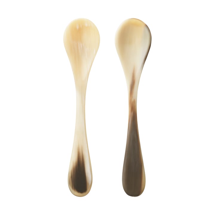 Set 2 cucchiai da caviale Indulgence, Corno Georg Jensen